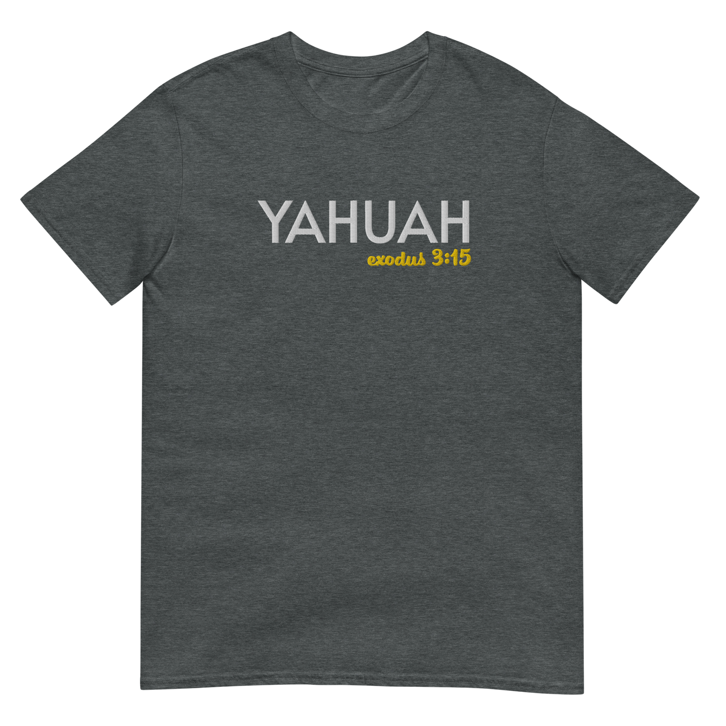 Dark Heather/Grey Unisex Yahuah Exodus 3:15 T-Shirt