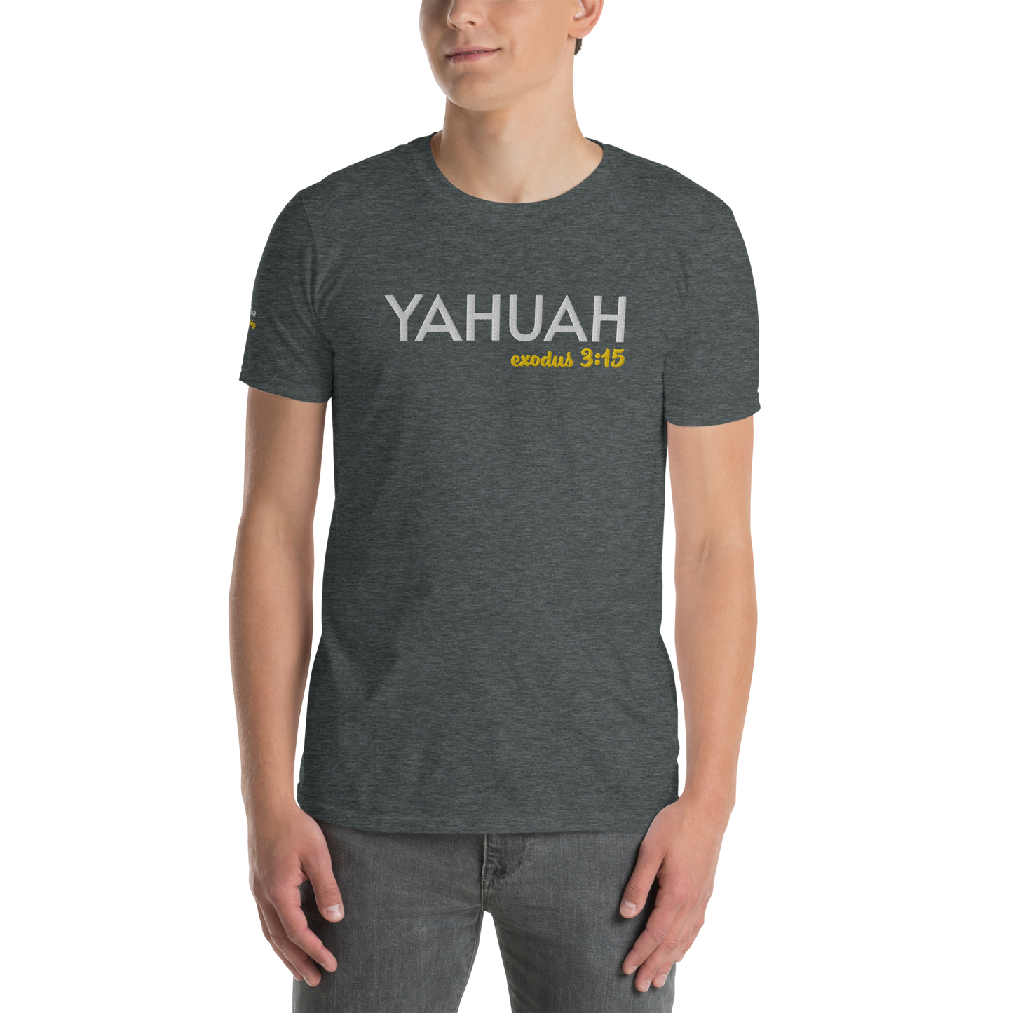 Dark Heather/Grey Unisex Yahuah Exodus 3:15 T-Shirt