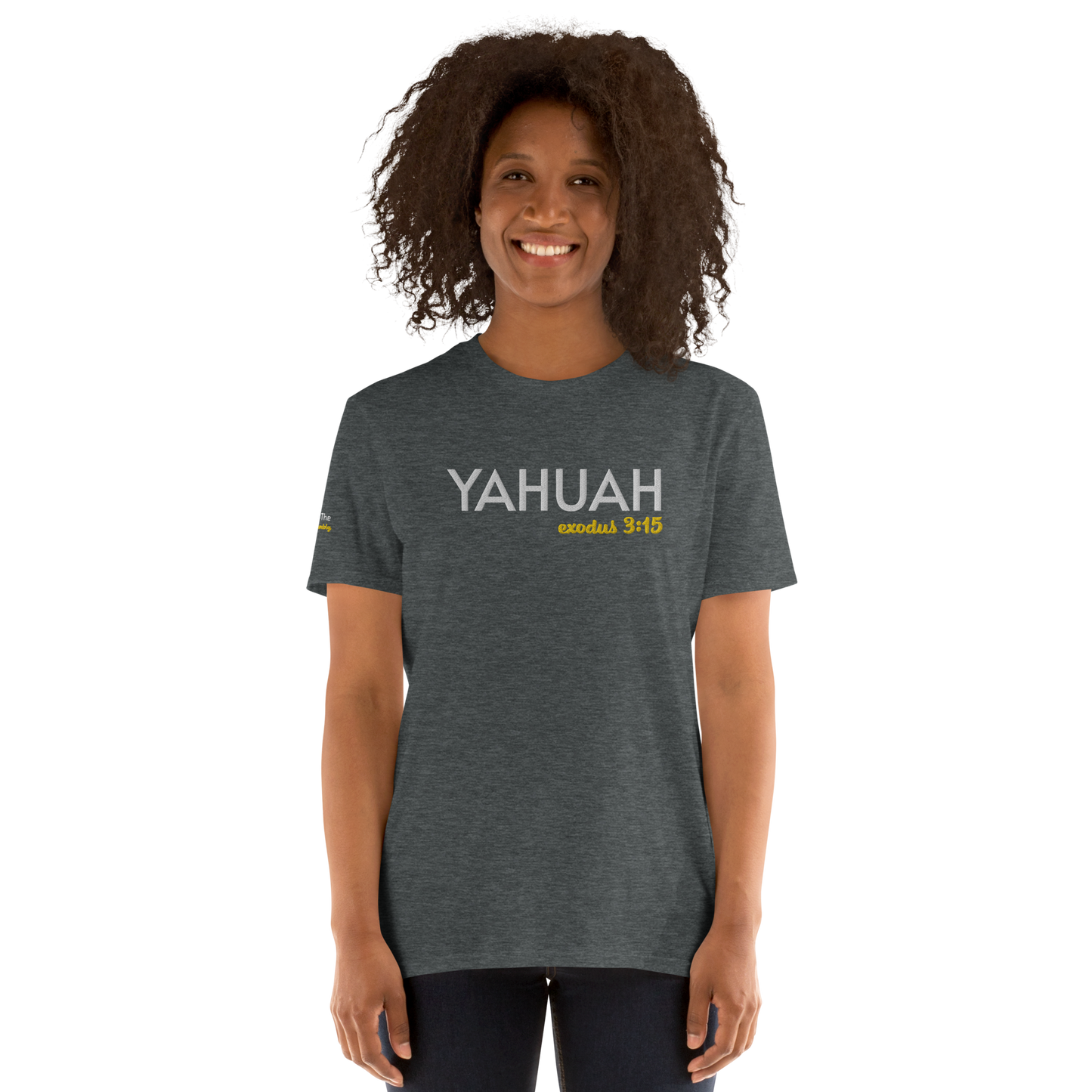 Dark Heather/Grey Unisex Yahuah Exodus 3:15 T-Shirt