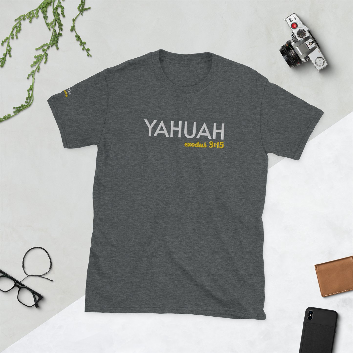 Dark Heather/Grey Unisex Yahuah Exodus 3:15 T-Shirt