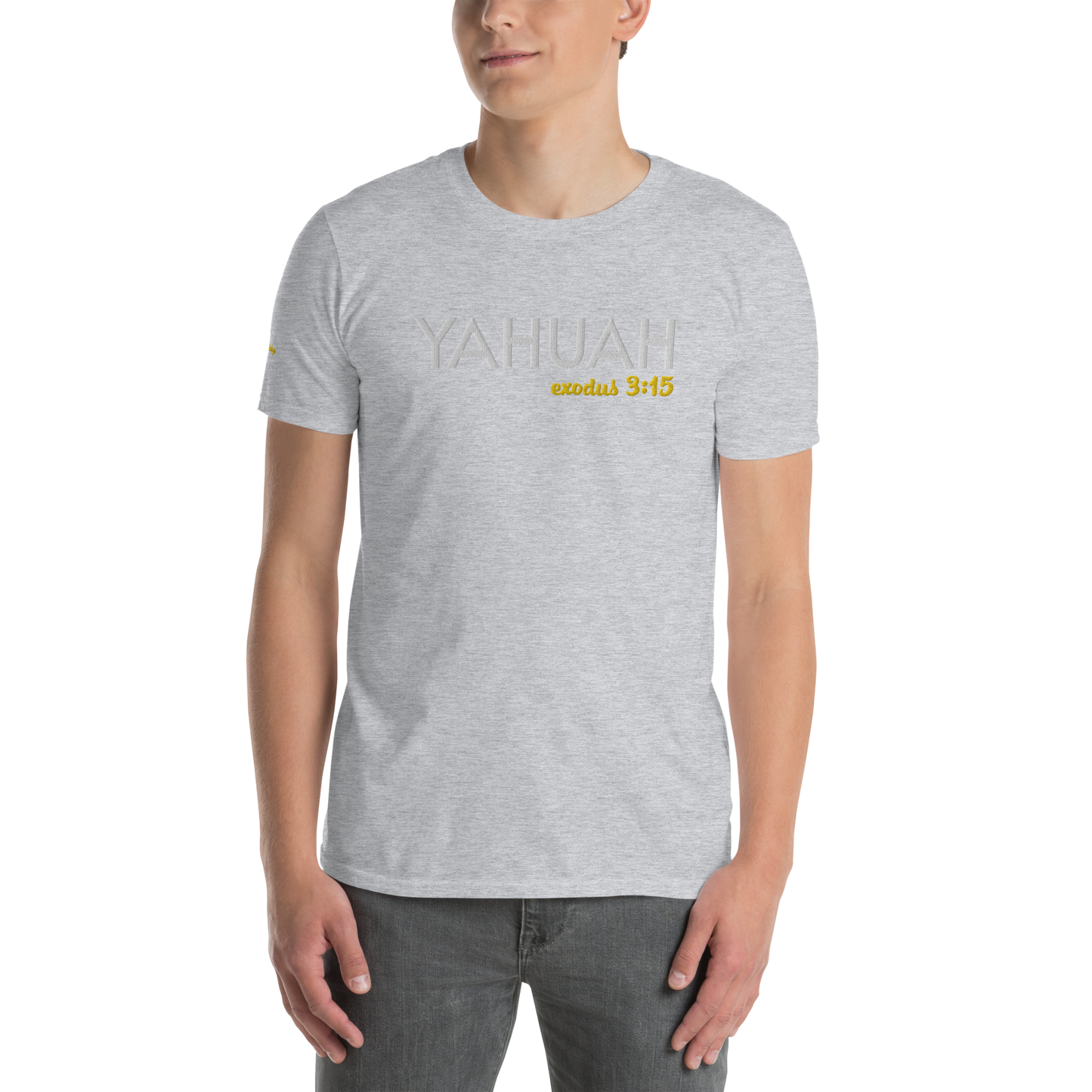 Dark Heather/Grey Unisex Yahuah Exodus 3:15 T-Shirt