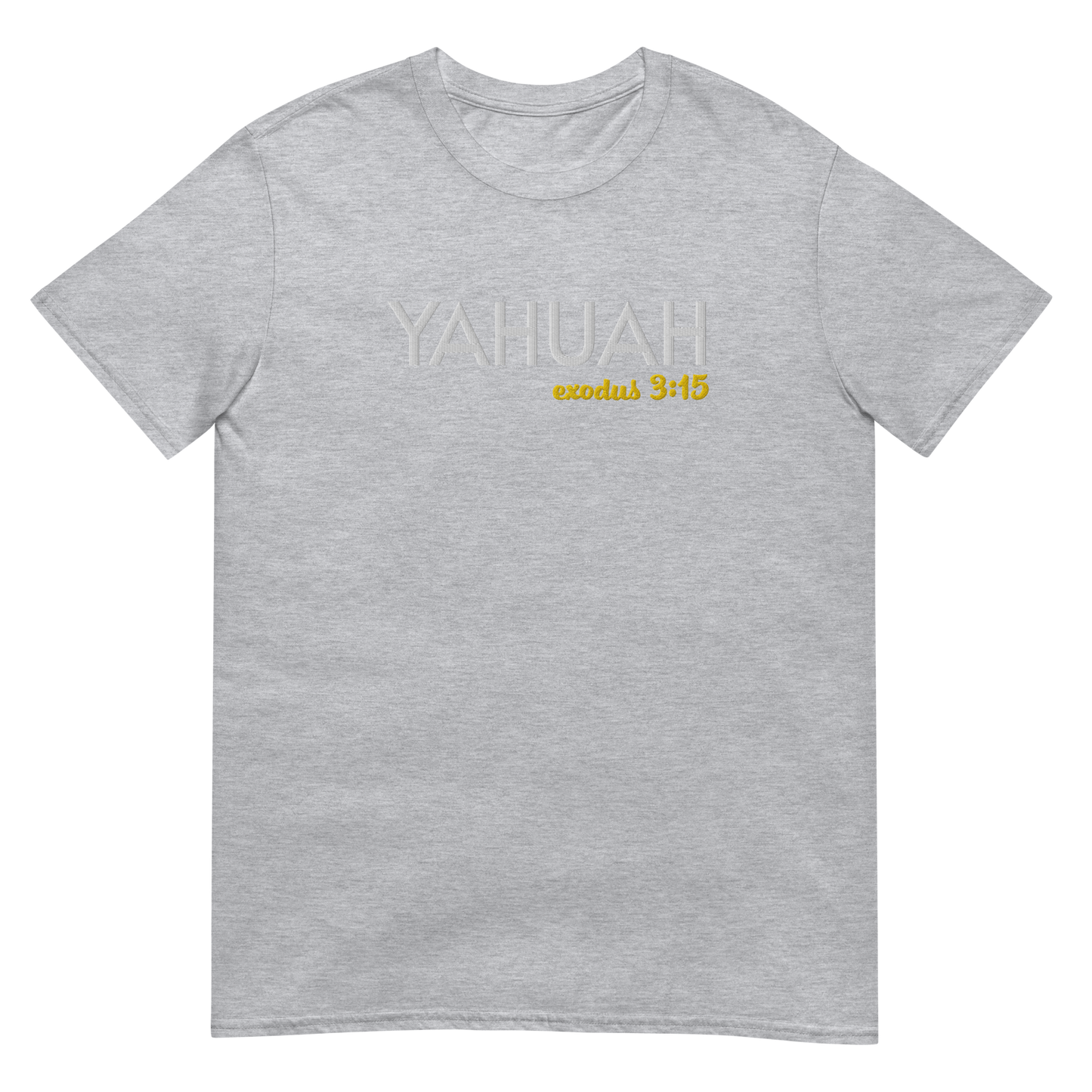 Dark Heather/Grey Unisex Yahuah Exodus 3:15 T-Shirt