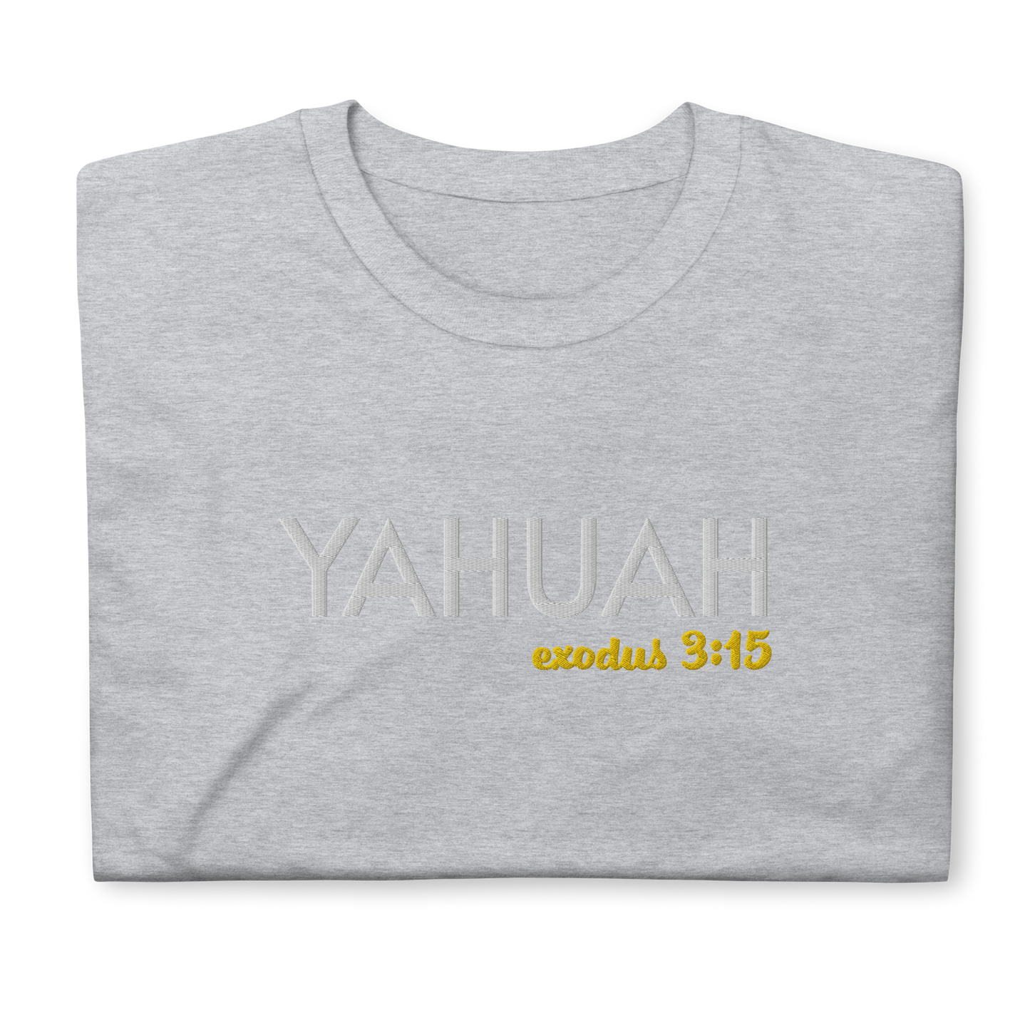 Dark Heather/Grey Unisex Yahuah Exodus 3:15 T-Shirt